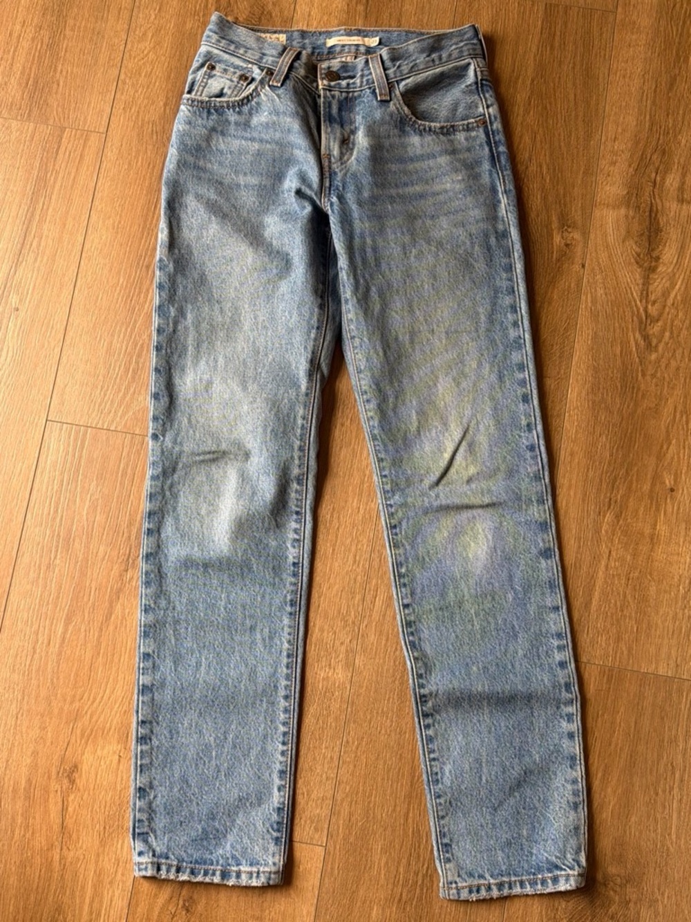 Y2K Vintage Levi’s Big “E” Middy Straight-Leg Light Wash Jeans